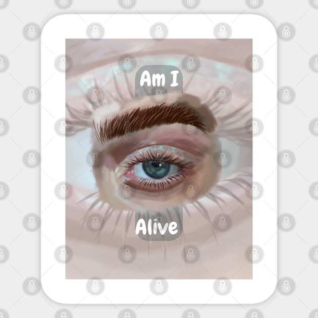 i love art art eyes Sticker by ✪Your New Fashion✪